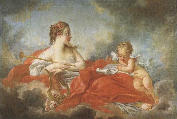Francois Boucher The Muse Clio china oil painting image